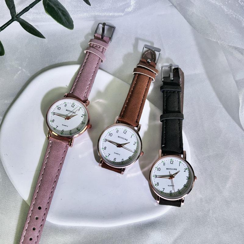 Watch Female Student Simple Temperament Luminous Mori Small Fresh Versatile College Style Exam Junior High School