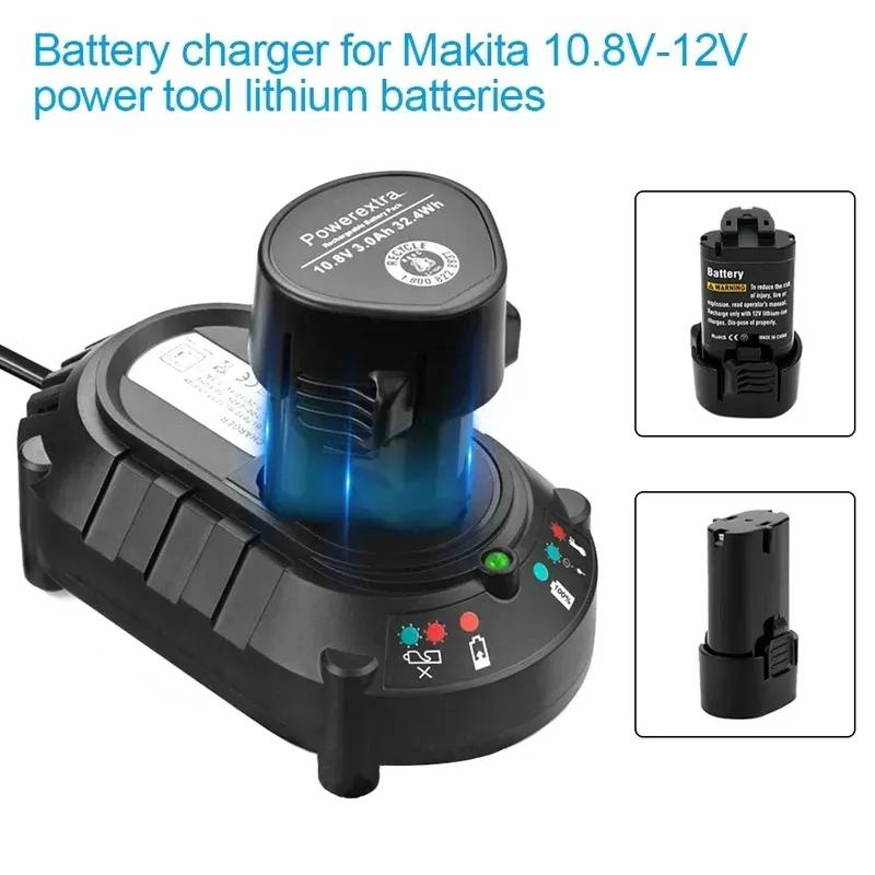 Charger for Makita BL1013 BL1014 10.8V-12V Li-ion Batteries DC10WA Electrical Drill Screwdriver Tools Power Supply Charger