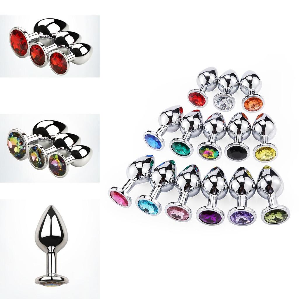 High-quality Adult Metal Anal Plug For Men And Women Sensual Play