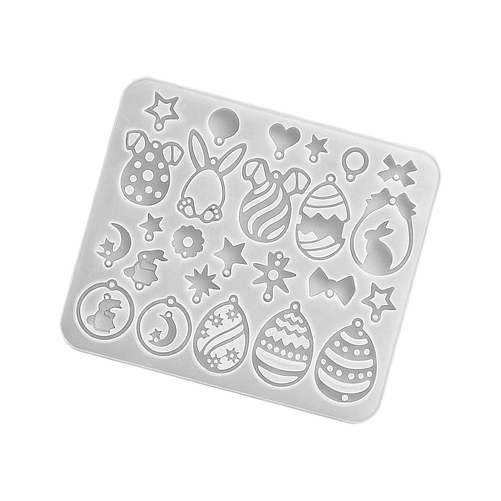 Sturdy Silicone Jewelry Mould for Earring Making Easy Maintenance Crafting Tool