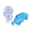 Snakelike Skull Silicone Mold Non-stick Easy To De-mold for DIY Halloween Skull Ornament Christmas Skull Decor Craft
