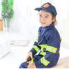 [monoii] Halloween Cosplay Kids Firefighter Costume for Boys, Kids Firefighter Costume, Occupation Costume for Girls, Hat and Helmet Set, E0614