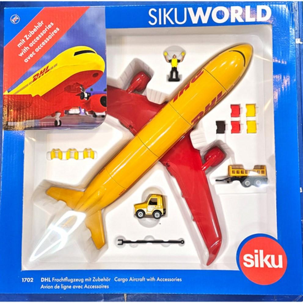 Siku DHL Cargo Plane and Accessory Set Miniature Die-cast SK1702