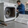 Trusted Dryer Brush Filter Replacement Part Works With European Brand Dryers Including Neff Balay Constructa