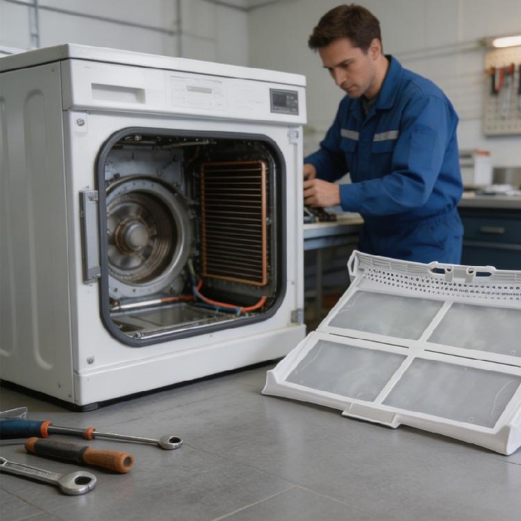 Trusted Dryer Brush Filter Replacement Part Works With European Brand Dryers Including Neff Balay Constructa