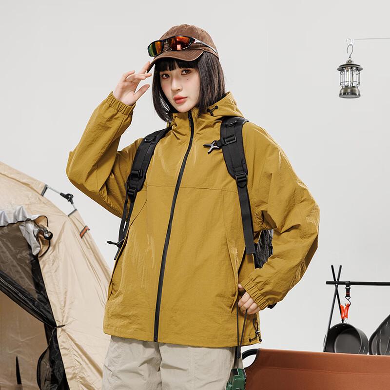 OLOMM Men s Hooded Workwear Outdoor Jacket M-3XL