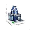 Law Enforcement Building Set Mini Model House DIY Craft Kit for Architectural Making