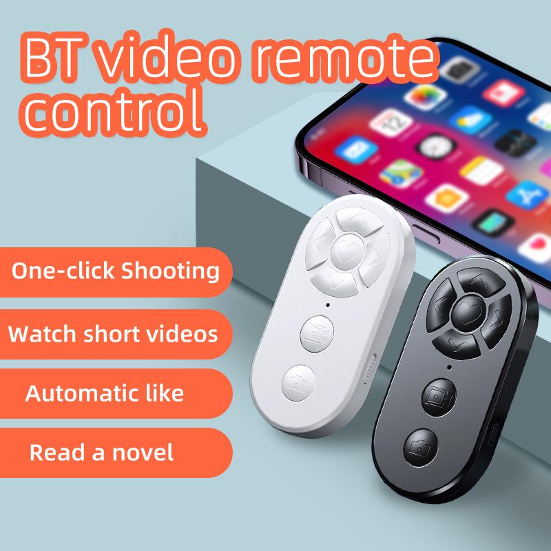 

Обновленный Bluetooth-пульт: Лайки видео, Перелистывание страниц, Фотосъемка, Таймер, Перезаряжаемый, Совместимость с мобильными устройствами Pink 7-Key + Pearl Bag (Type-C Charging)