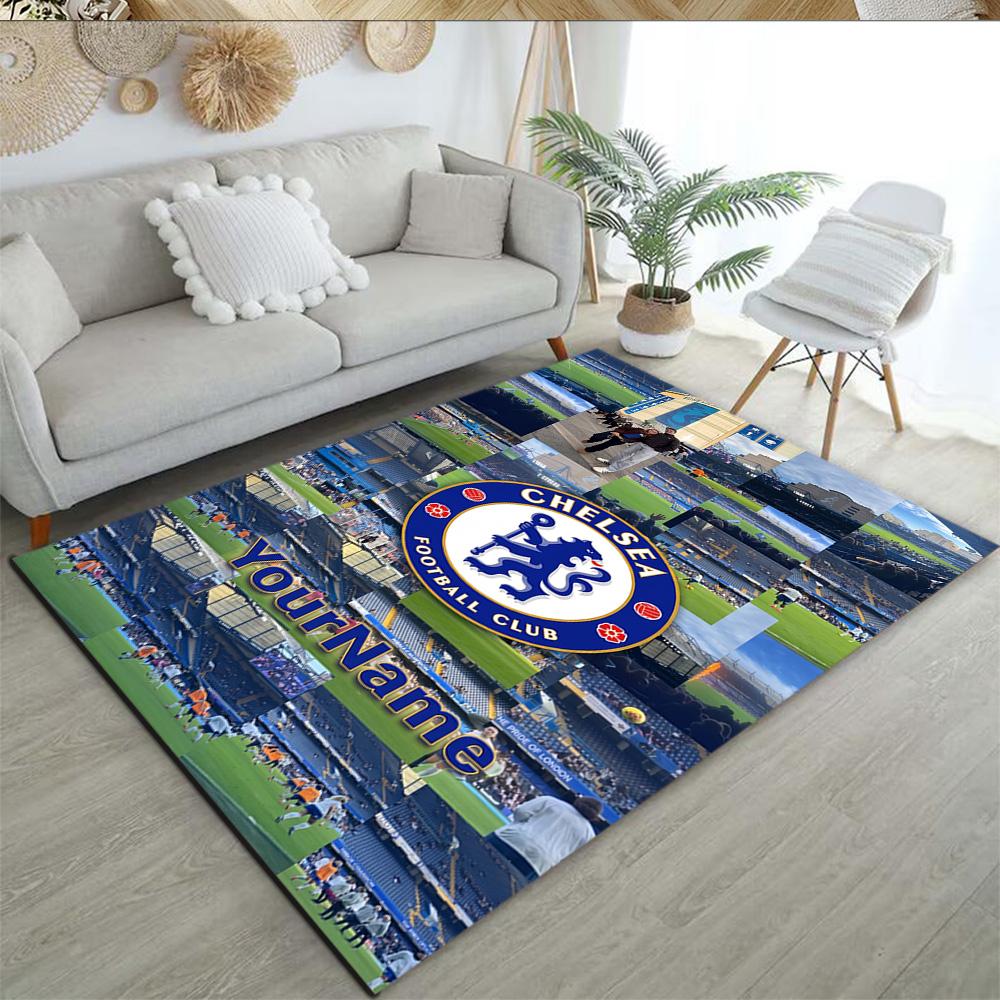 Chelsea Customize Your Name Carpet Perfect for Entryway Hallway Study Room Dining Room Anti-slip Rug Anime Office Decor Gift for Festivals