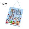 Cute Stationery for School 6PCS Christmas Set, Include Pencils Ruler Sharpener Eraser Pencil Case Gift Sets And Notepad, Cartoon Patterns Print