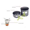 Outdoor Gas Burners Stove Tourist Pots Set Camping Cookware Kits Folding Utensils for Backpacking Outdoor Hiking & Picnics