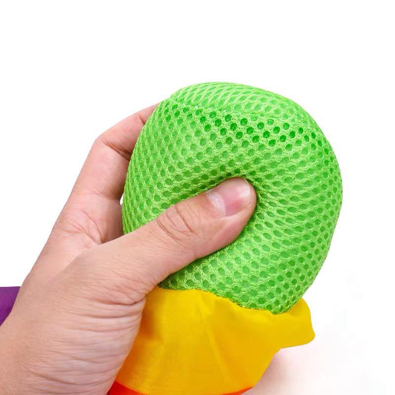 Children's Parent-child Interaction Hand Throwing Ribbon Rainbow Ball Outdoor Toys Sports Meteor Planet Sandbag Sensory Training