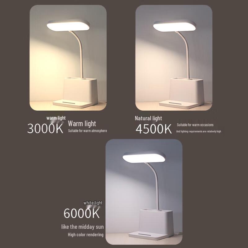 ChaoWei Rechargeable LED Desk Lamp with Pen Holder