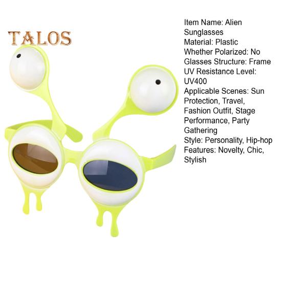 Ochelari Extraterestri Inovatori Ochi Mari Ochelari de Soare Extraterestri Accesoriu Costum Halloween pentru Festivaluri de Carnaval, Consumabile pentru Petrecere Cosplay