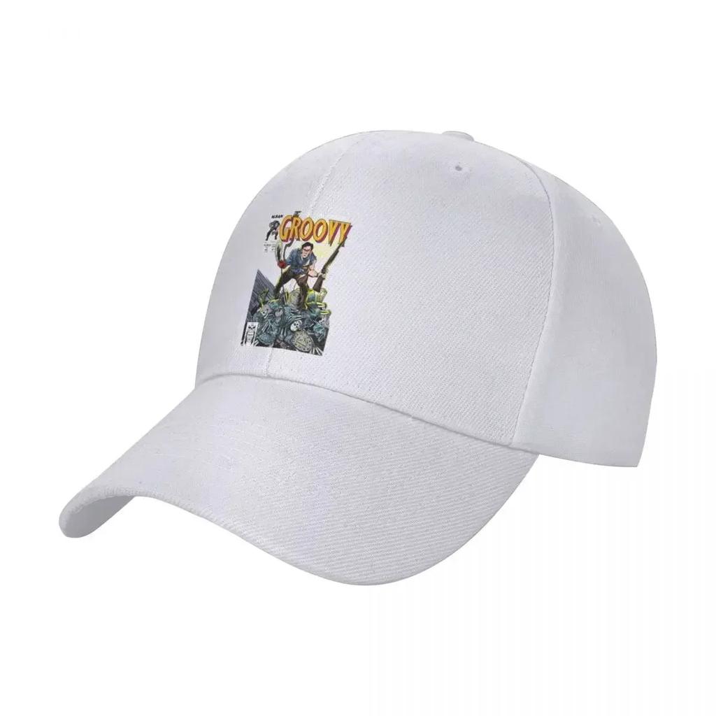 Evil Dead Groovy Baseball Cap Trucker Cap Snap Back Hat Hats Woman Mens
