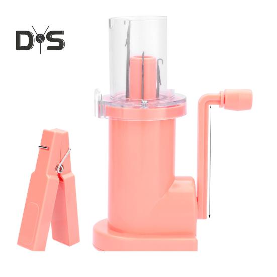 Bobinator de Cordoane Manivelă Mână Dimensiune Compactă Eficient Organizator Cordoane Tricotat DIY Meșteșug Mașină Portabilă de Tricotat cu Bobină