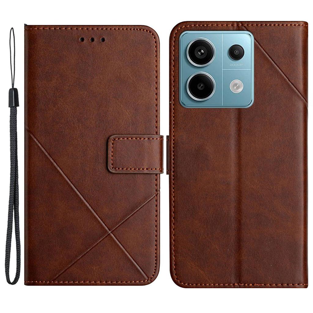 For Xiaomi Redmi Note 13 Pro 5G/Poco X6 5G Leather Case Wallet Stand Flip Phone Cover