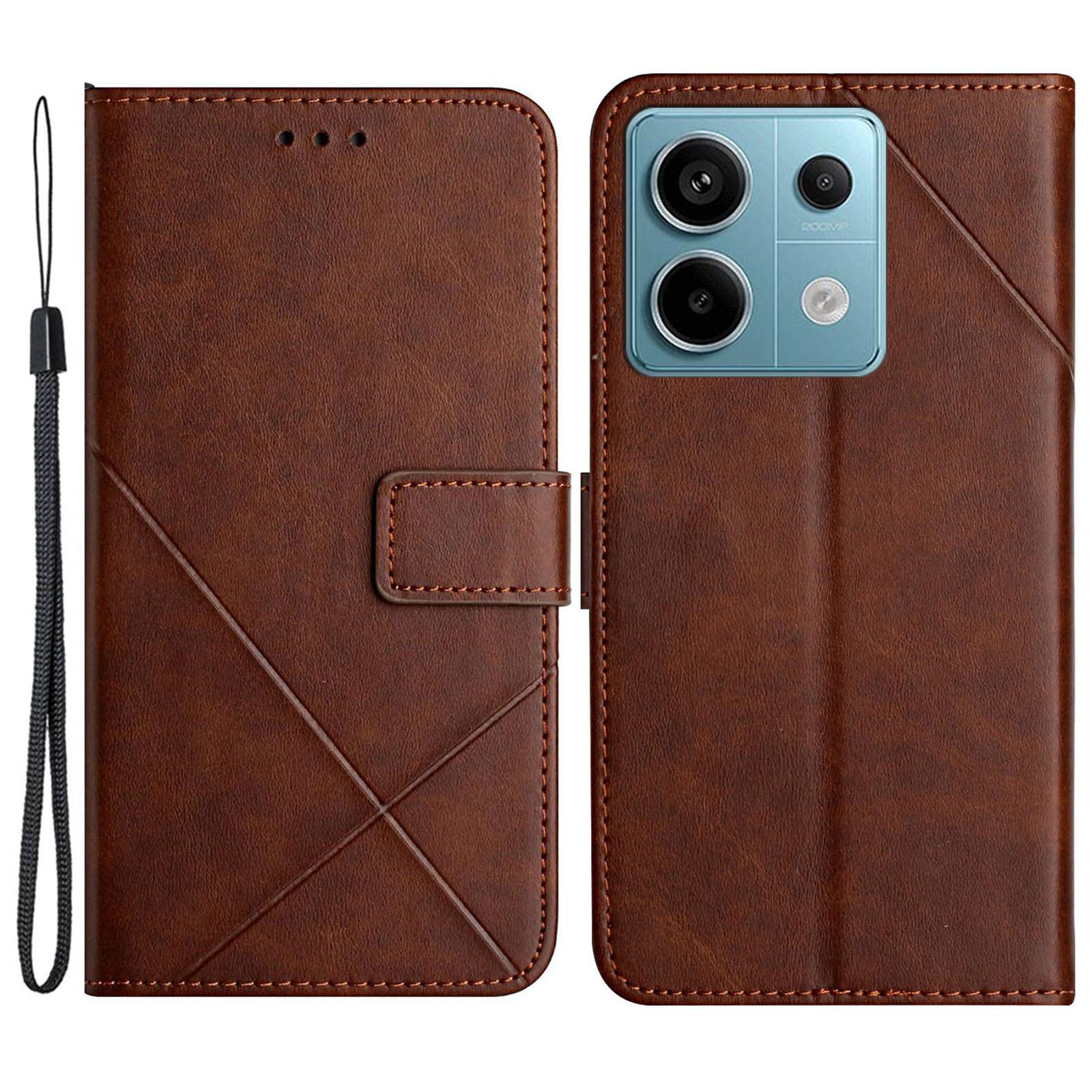 

For Xiaomi Redmi Note 13 Pro 5G/Poco X6 5G Leather Case Wallet Stand Flip Phone Cover B
