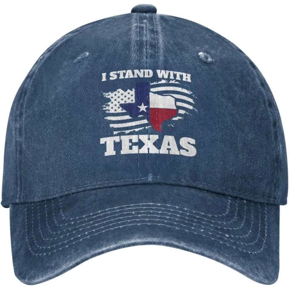 

Я стою с флагом Техаса США, штат Техас, кепка для женщин, бейсболка, винтажные кепки Adjustable темно-синий