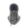 Unisex Winter Cycling Hood Balaclava Drawstring Adjustable Thick Soft Plush WIndproof Heat Retention Face Ear Neck Protection Cold Weather Ski