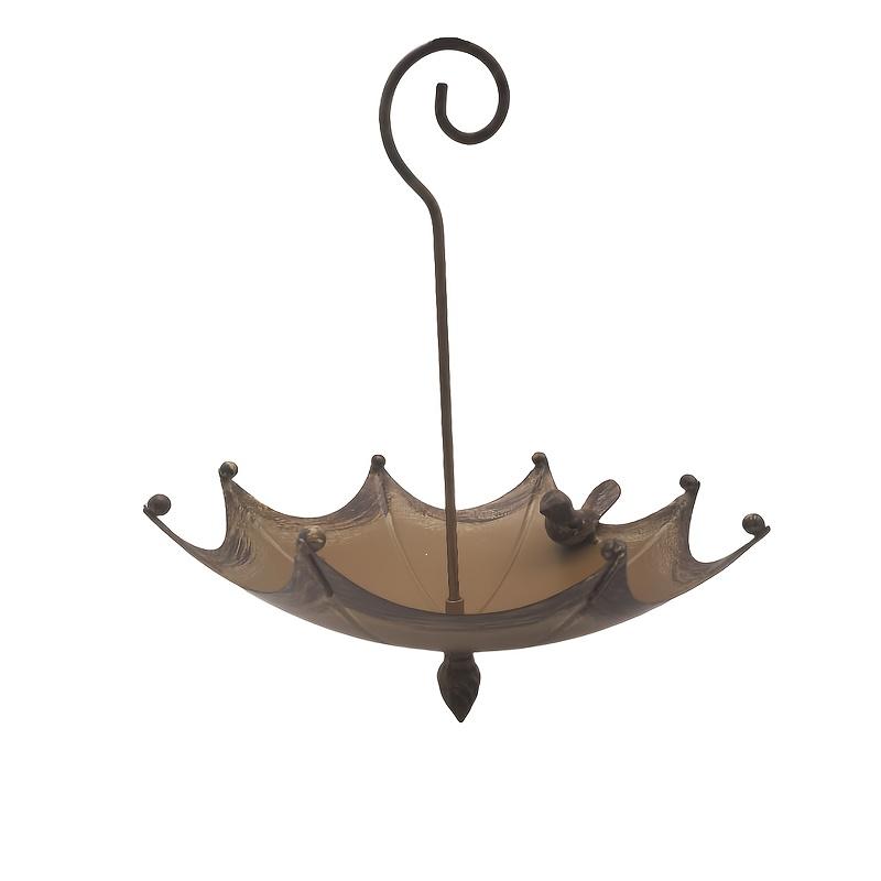 Outdoor Hanging Bird Feeder Tray, Umbrella-Shaped Bird Feeder Tray, Metal Hanging Bird Bath, Hummingbird Feeder, for Garden, Yard, Backyard Decoration