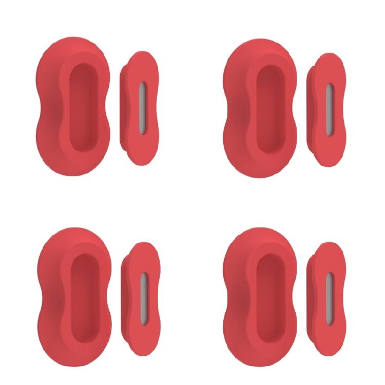 Multifunktionell Magnetisk Fjärrkontrollhållare Silikonklistermärke Anti-fall Skydd Perfekt för Släta Ytor