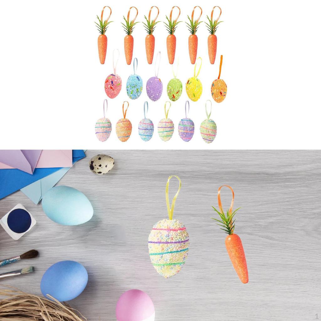 Easter Hanging Decorations DIY Crafts Adorable Pendants Foam Material for Party Supplies