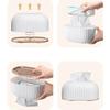 Nordic Style Restaurant Tissue Box Simple Napkin Holder Lifting Drawer Box Spring Support Home Living Room Coffee Table Storage