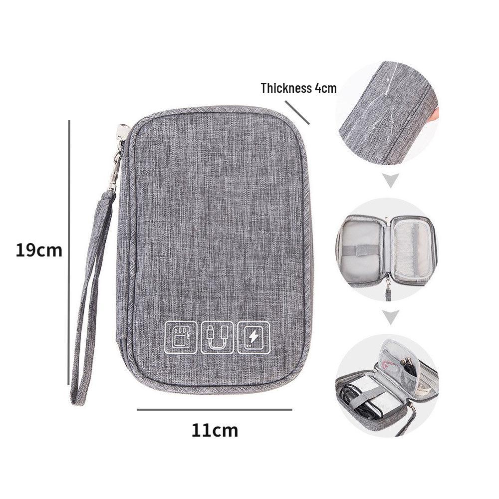 Portable Multi-Function Travel Digital Storage Bag for Cables, USB, Headphones, Charger, Mouse