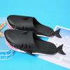 Fashion Men Slippers Cute Shark Slides 2024 Summer Home Non-slip Couples Outdoor Beach Slippers Indoor Flip Flops Women PVC Funny Shoes
