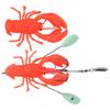 with Hook Artificial Lobster Lure 11.2cm 102g Fishing Lure Bait Deep Sea Trolling Bait  For Trout
