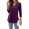 Plus Size Women's Autumn Fashion New V Neck Top