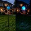 2Pcs Metal Solar Garden Stakes Outdoor Decor Waterproof Animal LED Light Cat Butterfly Bee Fairy Stake for Yard Lawn Path Gift