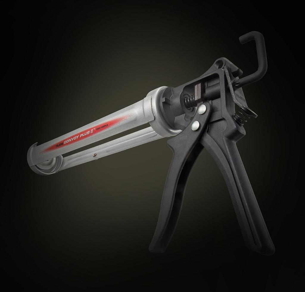 TAJIMA Caulk Gun - (10 Oz) Convoy Plus II Caulking Tool W Rotating Cradle