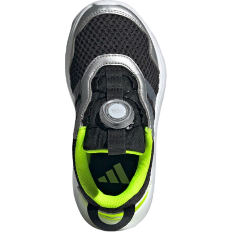 Adidas Activeflex Boa 4.0 Comfortable Versatile Non-Slip Durable Low-Top Casual Shoes Kids Sneakers Black White IH8726