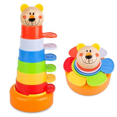 Topbright Stapelbare Tierbecher, Gemischte Farben, 1 Stück, Koreanische Babyprodukte