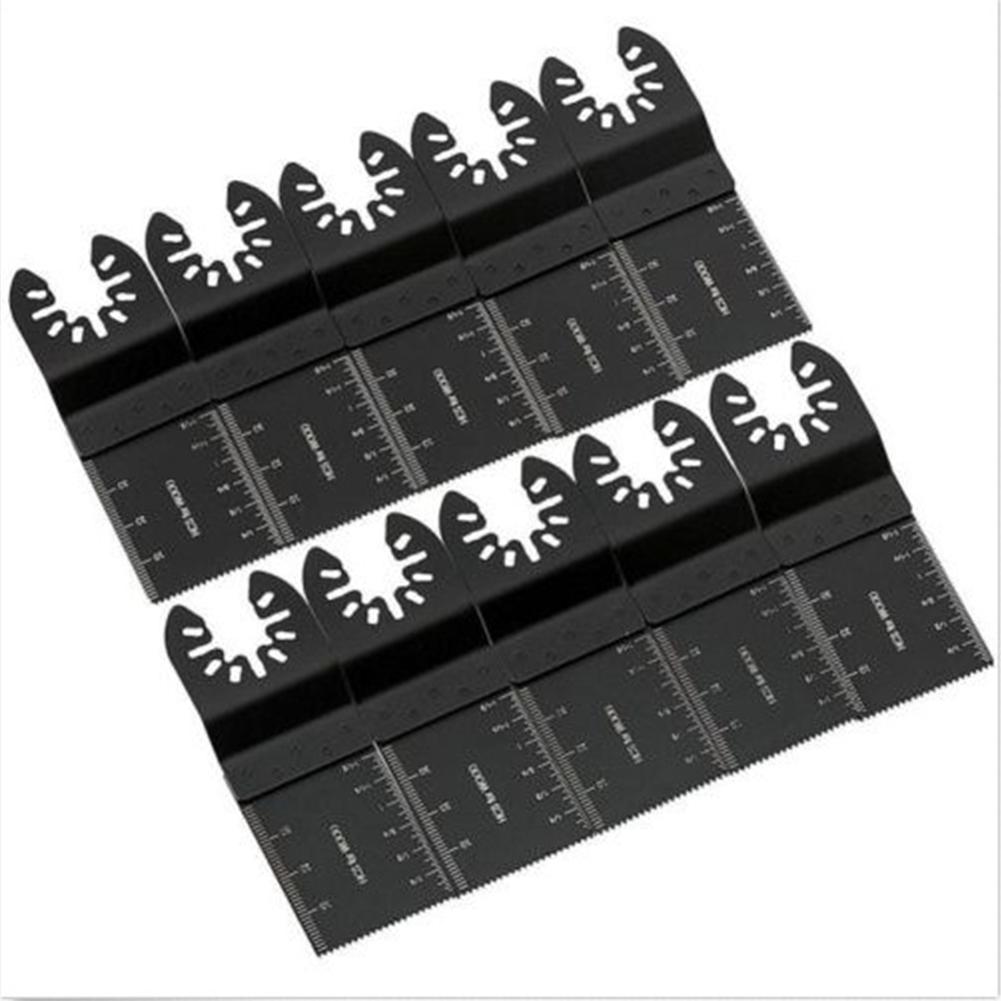 10 Pcs 34mm Uiversal Multi Tool Saw Blades Carbon Steel Cutter DIY Tool