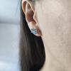 Серебряные серьги с натуральным топазом 2.438ct (2206897)