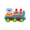 Transparent Rotating Locomotive with Colorful Lights and Music - Children's Birthday Gift