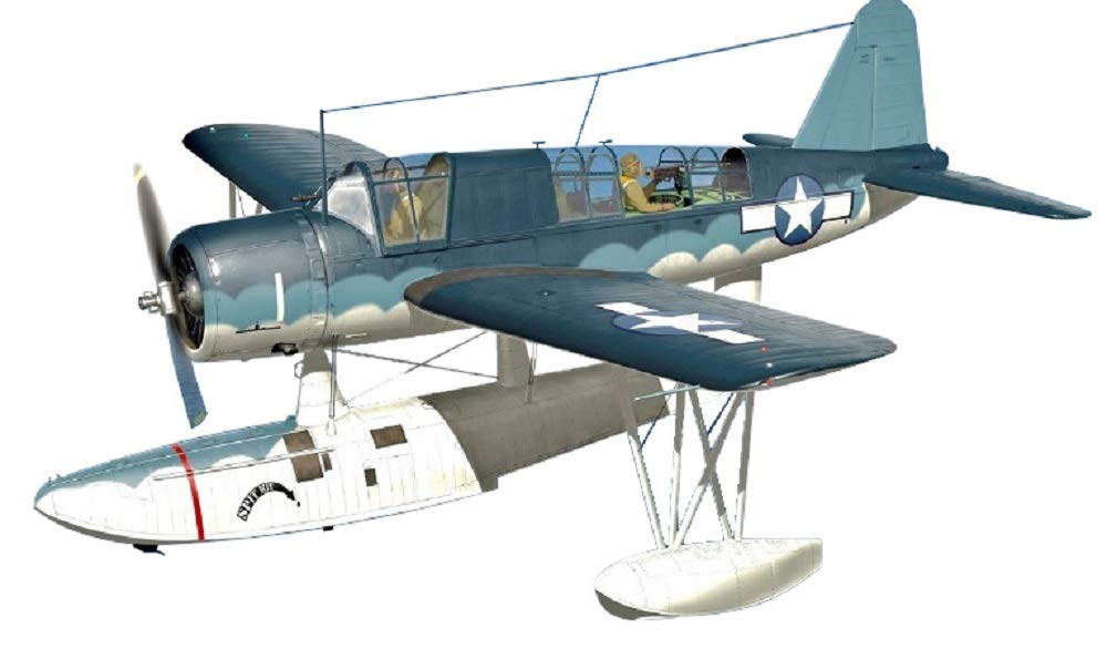 

scale Navy Vought Kingfisher plastic model kit AZM7672 1/72 U.S.