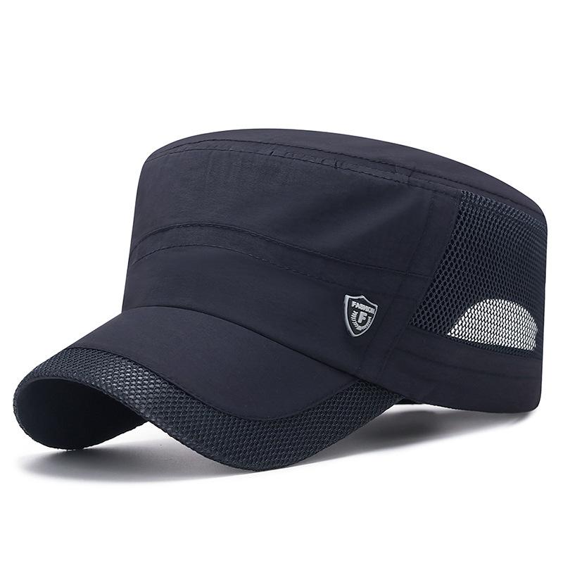 

Lightweight Quick-Dry Sun Hat | Unisex Outdoor Cap with Breathable Mesh Panels & Wide Brim Men & Women, Summer Hiking, Beach, Sun Protection Hat темно-синього кольору