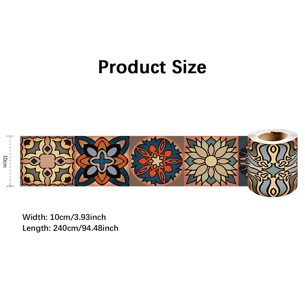 24 Styles Peel & Stick Wall Panels Trim - Waterproof Bathroom Molding for Tile Flooring, Home Staging & Rental Friendly Decor