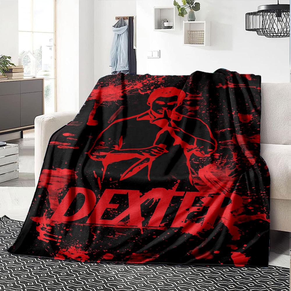 1pc Dexter Throw Blanket Soft Flannel, Cozy All Season Polyester Perfect for Home, Office