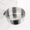 Stainless Steel Bird Feed Box Parrot Cups Bowls Container for Food Water Feeding Supplies