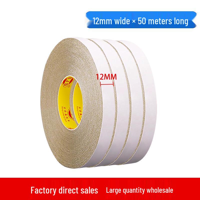 High-Viscosity Ultra-Thin Double-Sided Tape for Strong Adhesion, Kids' Planners, Student DIY, or No-Trace Paper Projects