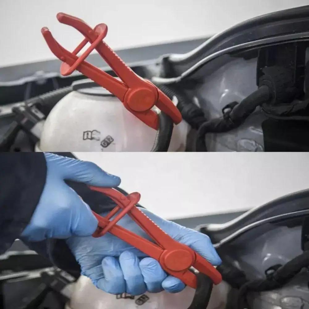 3Pcs/Set Car Hose Clamp Kit Hose Pinch Off Plier Flexible Hose Clamp Brake Pipe Fuel Pipeline Clamp Pliers Plastic Repair Tool