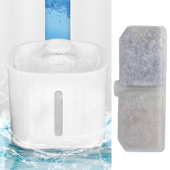 6Pcs Einweg Sicherheit Material Pet Brunnen Filter Haustier Katze Hund Wasser Dispenser Filter Pet Liefert