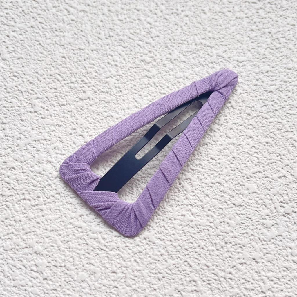 Hand-Wrapped Minimalist Black Fringe Korean Style Hair Clip