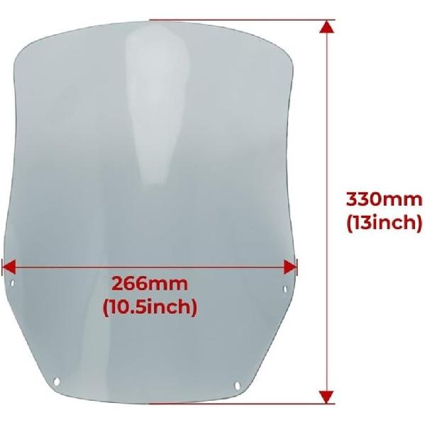 Wind Deflector Motorcycle Windscreen Windshield Covers Screen Wind Deflector for Su&zuki DR650 DRZ400S DR-Z400SM