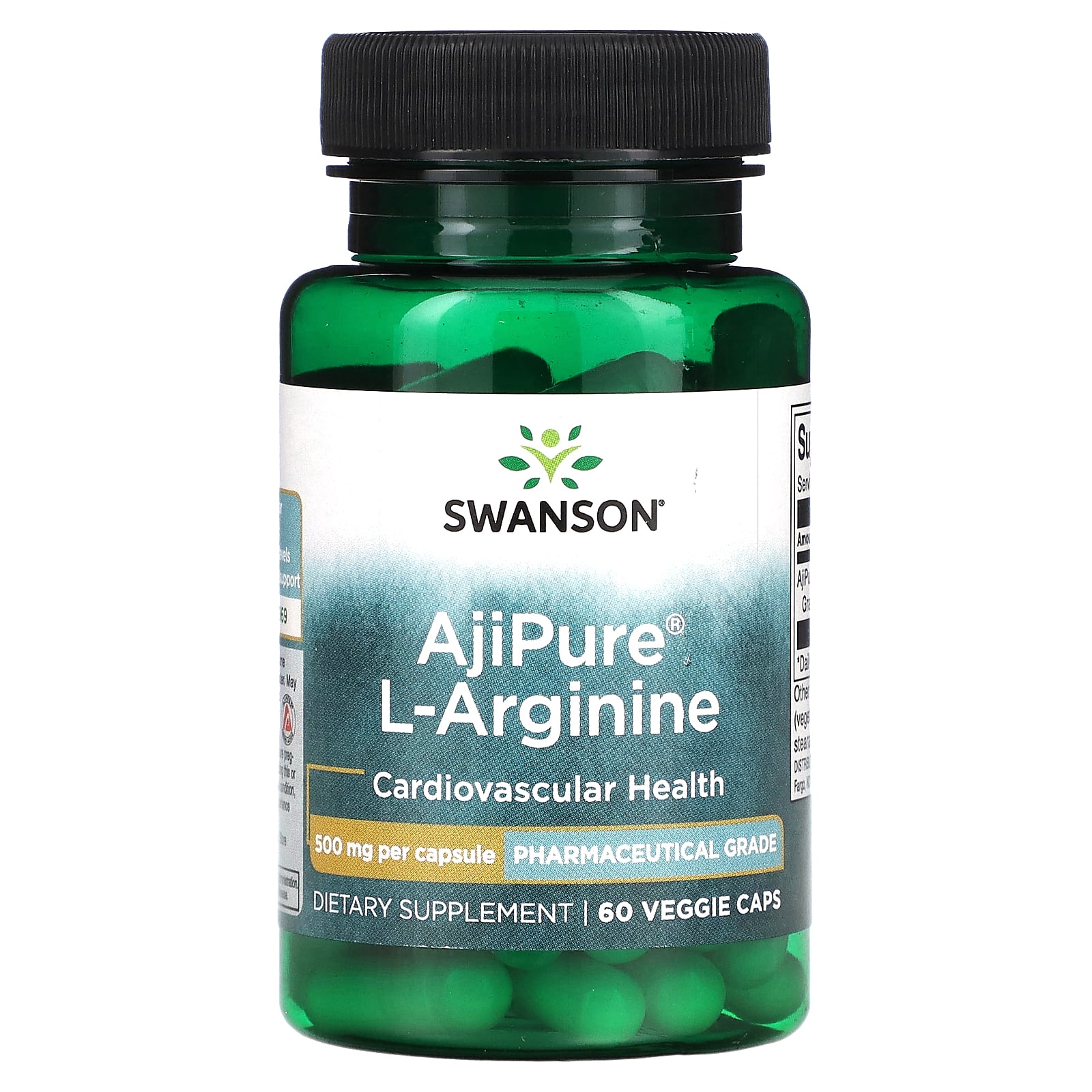 

Ajipure L-Arginine, 500Mg, 60 Veggie Caps